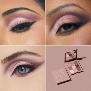 Huda Beauty Cool Matte Obsessions Eyeshadow Palette- pink, mauve, purple, brown